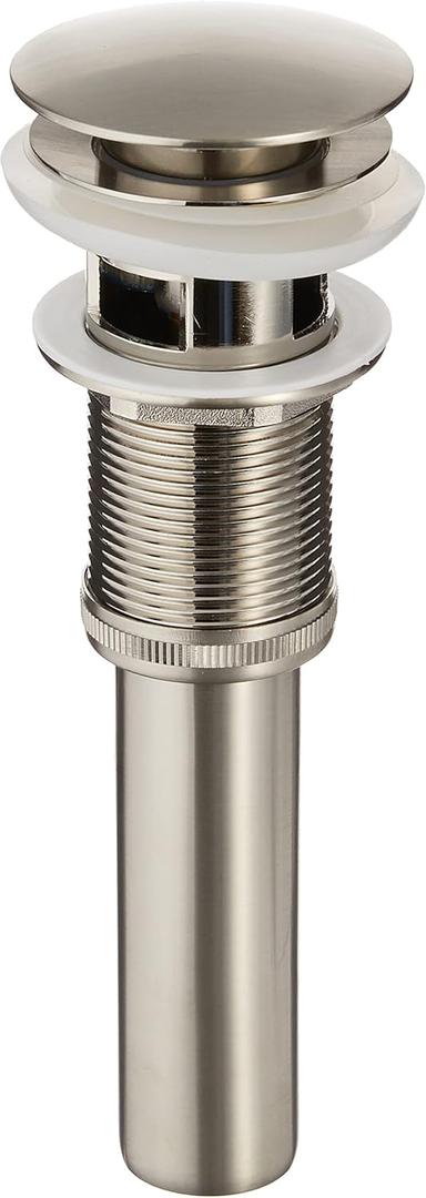 KRAUS Pop-Up Drain with Overflow in Satin Nickel, PU-11SN