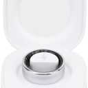 Smart Ring Health Tracker, Sleep Tracker Ring, Waterproof Fitness Ring for Activity Monitoring, Steps, Up to 7 Day Battery, for iOS and Android.Size 12.