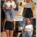 Evervibe 3 Pack Women's Plus Size Sweat Shorts Drawstring Elastic Waist Athletic Lounge Shorts with Pocket