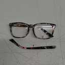 FEISEDY Vintage Reading Blue Light Blocking Glasses Women Men Reader Spring Hinge Glasses B2519 (Floral)