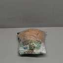 FANCYINN Women's 2 Piece Outfit Set V Neck Long Sleeves Tops High Waisted Paper Bag Pants with Belt,M