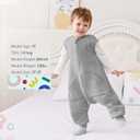 HOMEAL Toddler Sleep Sack with Legs, 1.0 TOG Wearable Blanket, Soft Cotton Baby Sleep Sack for Kids (2T3T)