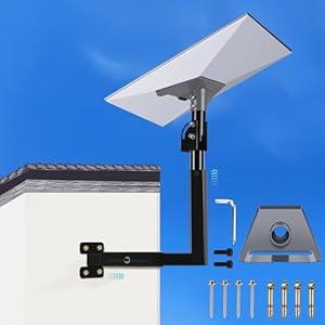 Starlink Mount, Telescoping Gen 3 Starlink Wall Mount, Starlink Standard Mounting Kit-Include Starlink Gen 3 Pipe Adapter