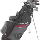 WILSON Men's Profile Platinum Complete Golf Club Package Set - Right Handeded, Stand Bag (Regular)