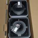 AromaRoom Air Purifiers for Bedroom, Hepa Air Purifiers for Home Pet Pee Smell with Aromatherapy, Quiet 360 Airflow Air Cleaner 3-in-1 Filter for Office, Dorm, Apartment, Kitchen, AP102-White, 2Packs