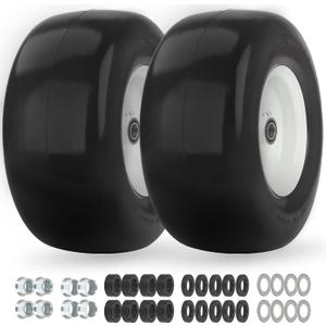 13x6.50-6 Flat Free Lawn Mower Tire and Wheel for Zero Turn Mower
