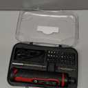 Electric Screwdriver, 4V Power Cordless Screwdriver Rechargeable Set with Li-ion Battery, 31 Bits&Extension Rod, 3 LED, 3 Adjustable Torque, Magnetic Hex Chuck, Mini Electric Screwdriver Kit