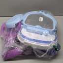 Princess Vanity for Toddlers Girls 3-5 Years Old, Kids Vanity Table and Chair Set with Magic Mirror Light Music, Toddler Makeup Dresser Set, Interactive Pretend Play Dress Up Beauty Salon Toys Gifts