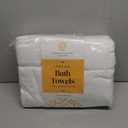 Luxury White Hand Towels - Soft 100% Turkish Cotton | Highly Absorbent Hotel spa Bathroom Towel Collection | 16x30 Inch | Set of 6