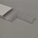 Cabinet Protector Edge Guard (Pack of 12), 24" Clear PVC Cabinet Edge Protectors for 3/4" Thick Kitchen Cabinets Doors  Slip-On No-Tool Sliding Installation