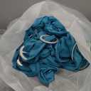 Pack of 50 Spandex Turquoise Chair Sashes for Wedding Teal Chair Bows Sashes Chairs Bands Buckles Fitting Birthday Party Anniversary Events Ceremony Bridal Baby Shower Decorations