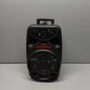 iLive Electronics Wireless Tailgate Party Speaker, LED Light Effects, Built-in Rechargeable Battery, Black (ISB380B)