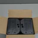 Exterminators Choice Compact Mouse Bait Station - Heavy-Duty Outdoor Rat Bait Box - Lockable Design with Key - Versatile Indoor & Outdoor Use - Pack of 12, Black, 4.75in x 3.5in x 1.25in