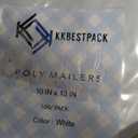 KKBESTPACK Poly Mailers Self Sealing Shipping Envelopes CPB68 Waterproof Postal Bags (White, 10x13 Pack of 1000)