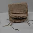 Outdoor Chair Cushions Set of 2 , Outdoor Cushions for Patio Furniture, Water Resistant Patio Chair Cushions with 2 Ties, 17x16x2, Khaki