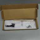 Hibbent Universal Metal Front Mount Toilet Handle Replacement Kit, Brass Toilet Flush Tank Lever with Stainless Steel Flapper Chains for Most Toilets, Chrome