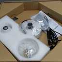 Fanbulous Outdoor Ceiling Fans with Light for Patios, 20" Weatherproof Plug in Ceiling Fan, Gazebo Fan Remote&APP Control, 3CCT Dimmable,Caged Ceiling Fan with Hanging Hook for Porch, Pergola,Canopy (White)