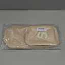MAGEFY Makeup Bag2 Pcs Initial Cute Makeup Bag for Purse Corduroy Cosmetic Bag for Girls Women Small Travel Makeup Pouch with Zipper(Beige-SKIN+S)