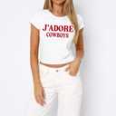 Y2K Graphic Baby Tees for Women Slim Fit Crop Tops Aesthetic 2000s Cropped Tshirt Grunge Clothes for Teen Girls (XL)