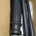 Outdoor Lamp Post Light 3-Head, Classic Vintage Light Pole with Clear Glass Panels, E27 Base, Dusk to Dawn Waterproof Street Light for Patio, Backyard, Garden, Driveway (Black)