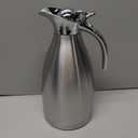 Sumerflos 68 Oz Stainless Steel Coffee Thermal Carafe/Double Walled Vacuum Thermos Insulated / 12 Hour Heat Retention(Silver)