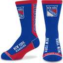 For Bare Feet NHL Unisex Kids Nhl Mvp Crew Sock Youth (One Size, Team Color)