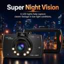 2.4-inch 1080p High-Definition Dash cam for Cars with Super Night Vision, 24-Hour Video Recording, 120° Large Wide-Angle dshqweqwjfhsdjfff