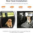 Amazon Basics Adjustable Dog Car Barrier for Vehicles, 59.72 x 5.20 x 16.46 in, Black