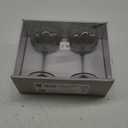 Gallery Tabletops  2 Piece Gray Couple Glass Set