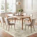 Soalmost 10x14 Area Rugs for Living Room, Non Slip Machine Washable Vintage Carpets, Low Pile Lightweight Large Rug for Bedroom, Dining Room, Home Office Beige Gray