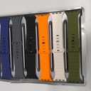 6 Pack Sport Bands for Apple Watch Band 40mm 41mm 42mm 38mm 44mm 45mm 46mm iWatch bands for Women Men, Waterproof Silicone Strap Wristband for Apple Watch Series 11 10 9 8 7 6 5 4 3 SE/Ultra 49mm 3/2nd