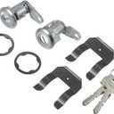 1 Set DL15500 Car Door Lock Cylinder W/Keys for Ford F100 1965-1979 for Ford F150 1975-1979 for Ford F250 F350 1965-1979 Vehicle Components
