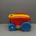 Mega Bloks First Builders Toddler Building Toy, Block Scooping Pull Wagon with 20 Pieces and Built-in Storage, Picks Up Blocks, Red, Kids Ages 1+