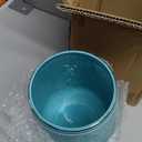 Utensil Holder, Large Utensil Holder for Kitchen Counter, 6.5Ceramic Cooking Utensil Organizer, Kitchen Decor for Counter (Turquoise)