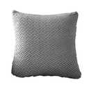 Yoovat Throw Pillow Covers Couch Pillows Covers Wear-Resistant Universal Stretch for Couch Home Living Room Decor (Texture-Gray,Pillow Cover 16x16 inch)
