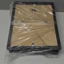 upsimples 8x10 Picture Frame Set of 5, Display Pictures 5x7 with Mat or 8 x 10 Without, Wall Gallery Photo Frames, Black