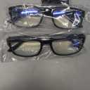 Gaoye +5.0,  2-Pack of Reading Glasses - Blue-Light Filter, UV Protection - Readers with Rectangle Frames