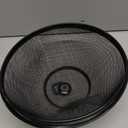 Metal Mesh Fruit Bowl with Lid & Basket - Fruit Fly Proof Kitchen Counter Storage for Fruits & Veggies (Black/1PC)