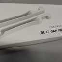 Givifive Car Seat Gap Filler Set of 2, Soft Foam Multifunctional Seat Side Gap Filler with Organizer & Hook Function, 3in1 Gap Stopper Universal Fit Car SUV Truck Fill The Gap Between Seat & Console