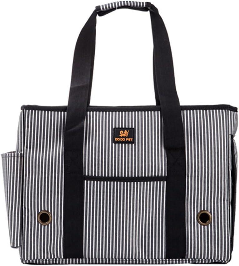 Striped Cat Carrier Dog Carrier Cat Carrier Dog or Pet Dog Bag Handbag Carry Bag Shoulder Bag for Small Dogs Puppies