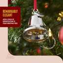 Klikel Christmas Bell - Silver Ornament with Angel Wing and Heart Charms - Its A Wonderful Life Bell for Christmas Tree
