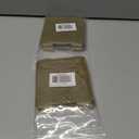 2 x ROCOTACTICAL Molle Tactical Bag Patch Panel Accessory, Patches Display Board Tactical Molle Hook and Loop Molle Panel for Badges and Insignia Patches- 4x4 inches, 2pack (TAN)