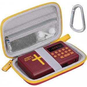 Case for Wonder Bible KJV/NIV, Carry Bag Compatible with Wonder Bible/Daily Meditation Audio Bible Player (Box Only)