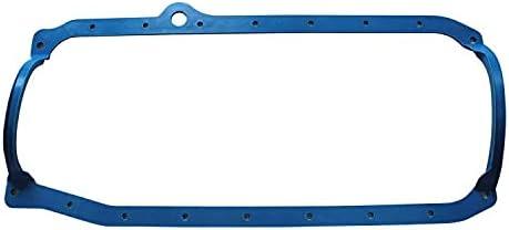 SBC Oil Pan Gasket Blue Steel Core Fits for 86 - Up Late Chevy 305 350 383 400 Engine