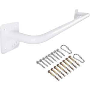 Wall Mounted Doorway Pull Up Bar, Heavy Duty Strength Training Pull-Up Bars for Doorframe, Support Beam or Joist Mount Thick Metal Sturdy Construction Support 500 lbs