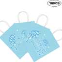 KERINGO 16 PCS Dancing Queen 17th Birthday Party Supplies Young and Sweet Only 17 Gift Bags Blue Queen Disco Music Goody Snacks Treat Candy Party Favors Bags for Girls 17th Birthday Party Decorations