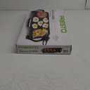 Presto 07061 22-inch Electric Griddle With Removable Handles, Black, 22-inch