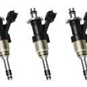 XLNTAPS Set of 3 Upgraded 6 Holes Fuel Injectors Fit for GMC: Yukon (XL) / Sierra 1500, for Chevy: Tahoe/Suburban/Silverado 1500 2500, V6 4.3L / V8 5.3L 2014-2018, OEM # 12668390, FJ1217