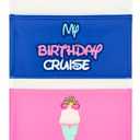 Birthday Fish Extender Hanger for Disney Cruise Gift Exchange Pixie Dust DCL Door Hanging Mail Box Bag Personalized 2025 2026 (3 pockets)