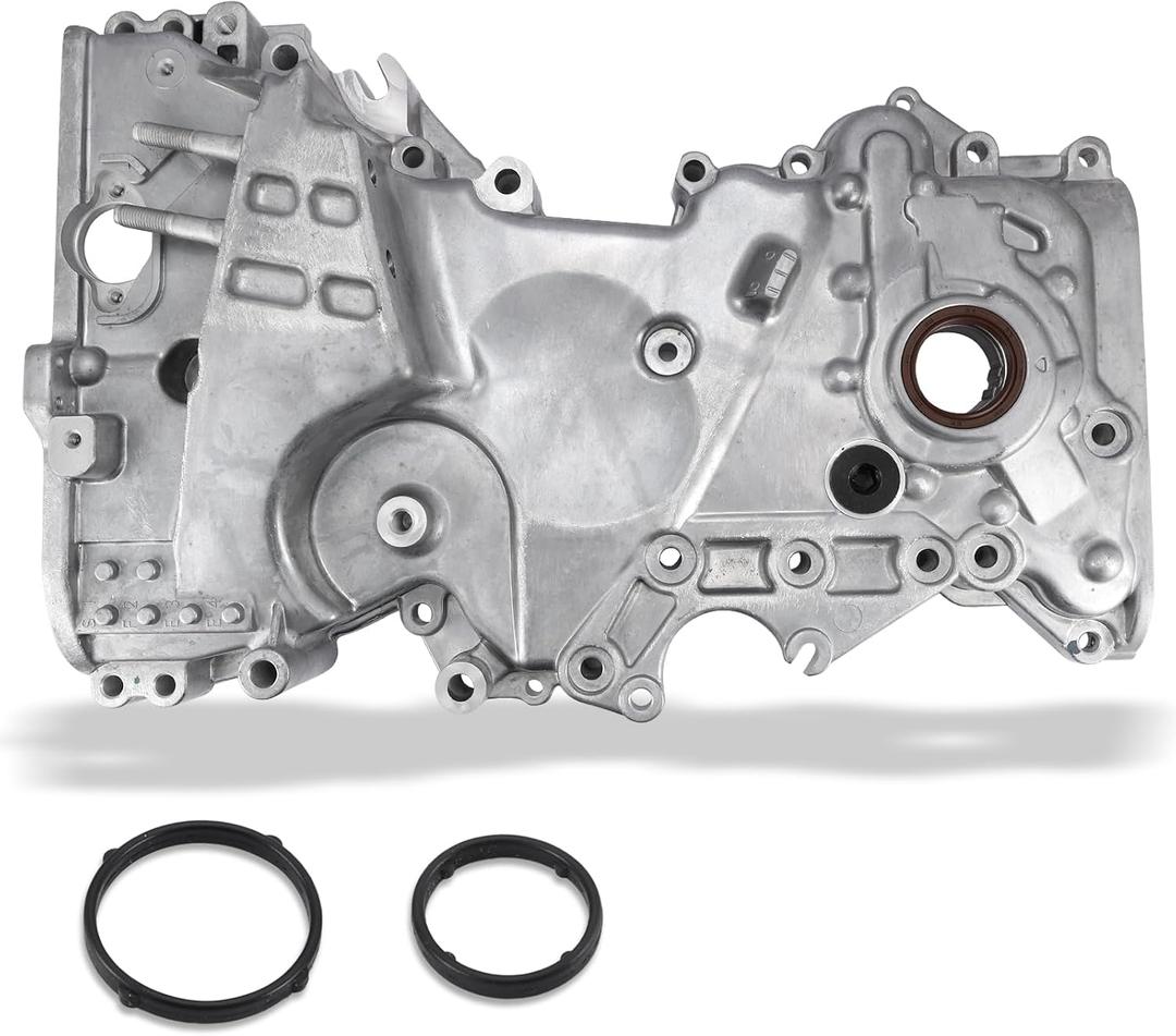 AULINK M574 21350-2E740 Timing Chain Cover Oil Pump 2.0L For Kia Forte 2017-2020,For Hyundai Elantra 2017-2020,For Hyundai Kona 2018-2021,For Hyundai Veloster 2019-2021,Replace # 213502E700 213502E601
